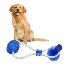 Load image into Gallery viewer, Interactive fun Pet toy with suction cup dog push toy with TPR ball Pet Tooth Cleaning,Chewing,Playing, IQ Treat Ball Puppy Toys